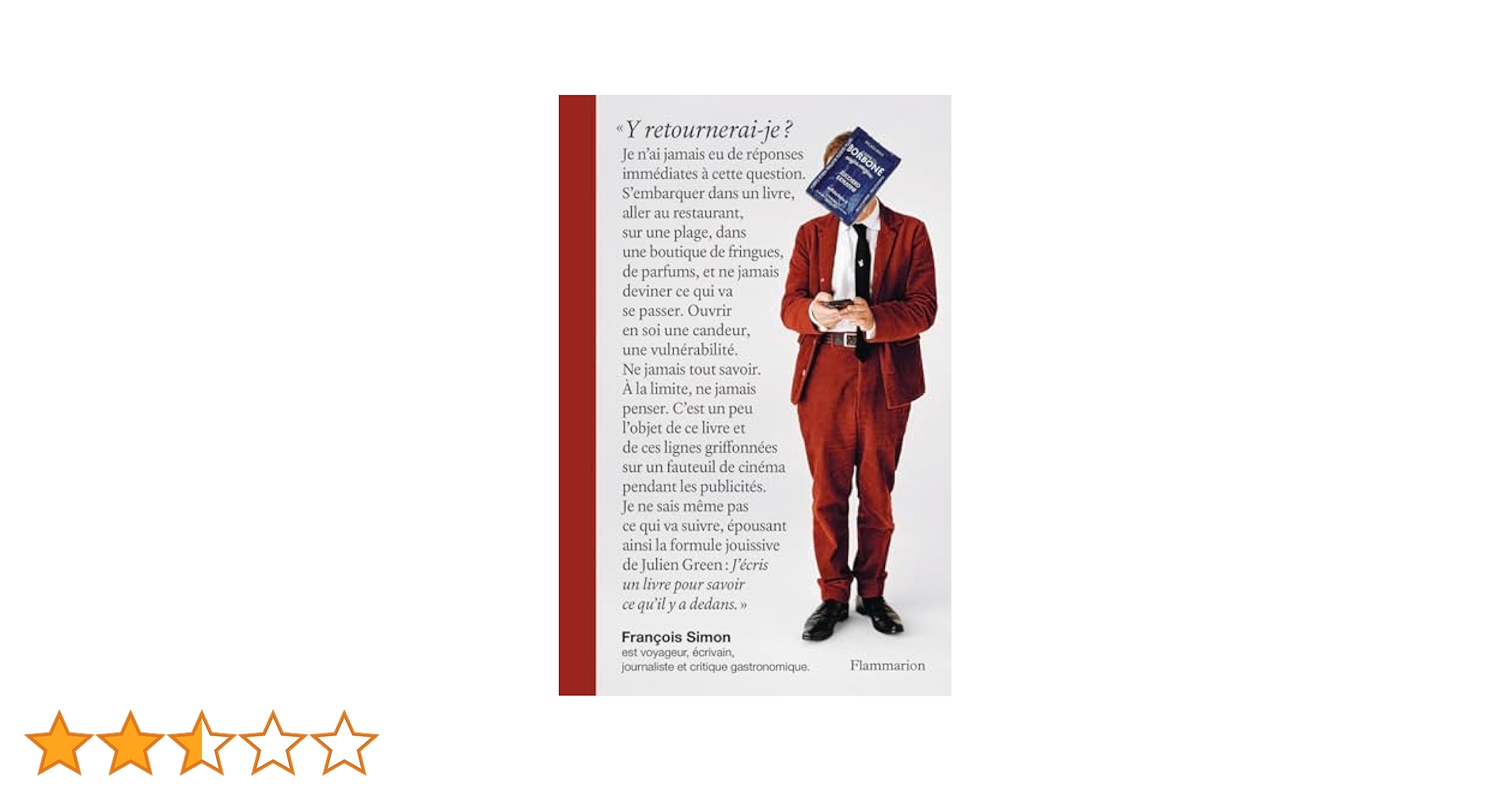 découvrez 'y retournerai-je ?', le livre poignant de françois simon qui explore les thèmes de la nostalgie et du retour aux sources. à travers des réflexions personnelles et des anecdotes saisissantes, l'auteur nous invite à réfléchir sur nos propres choix de vie et les liens qui nous unissent à notre passé.