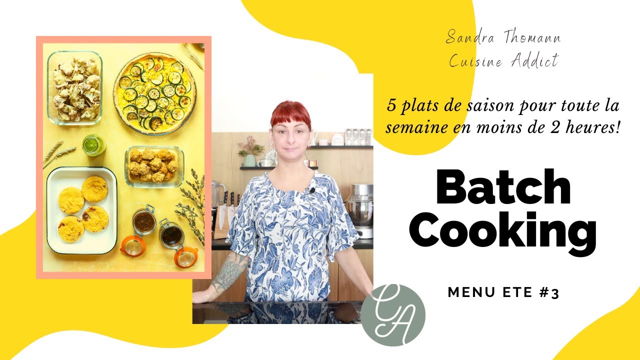 découvrez 5 recettes faciles et savoureuses de batch cooking pour le mois d’août. gagnez du temps en cuisine tout en profitant de repas frais et équilibrés toute la semaine !