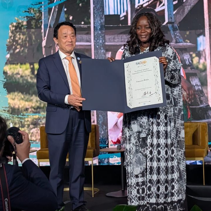 découvrez le parcours de fatmata binta, ambassadrice de la fao, engagée pour la promotion de l’agriculture durable et la valorisation de la gastronomie africaine à travers le monde.